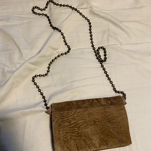 Free People beige purse